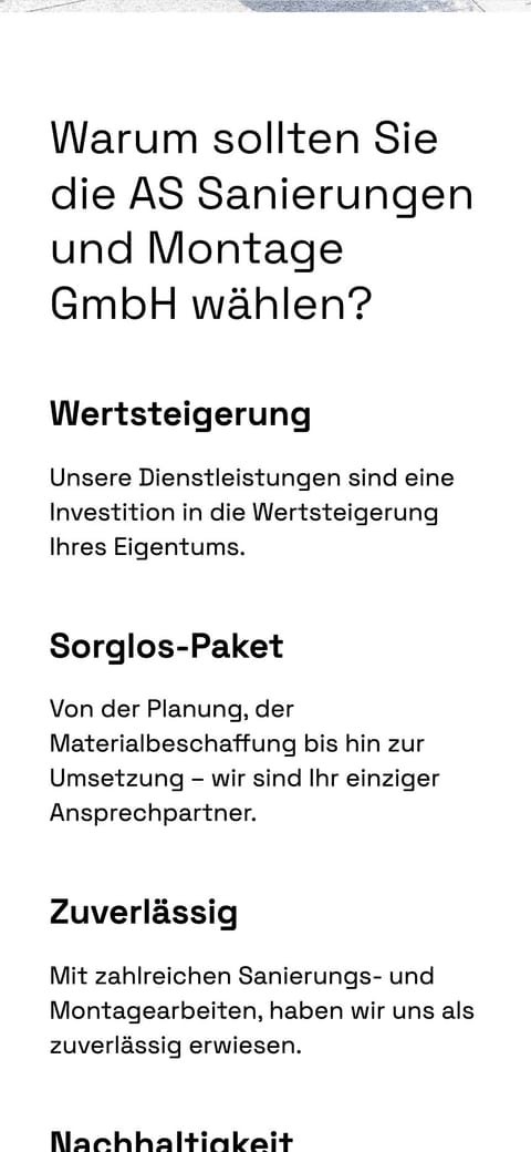 AS Sanierungen
