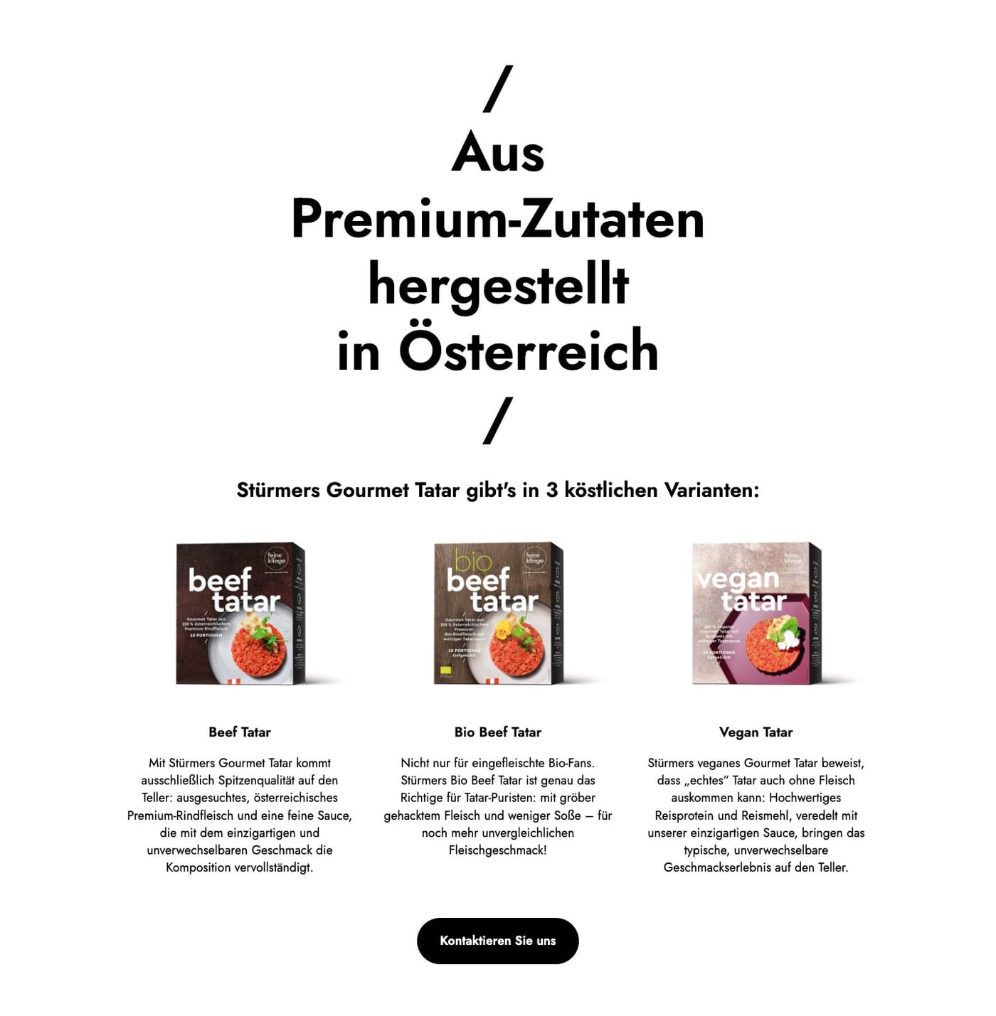 Stürmers Gourmet Tatar