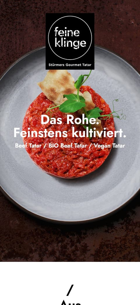 Stürmers Gourmet Tatar