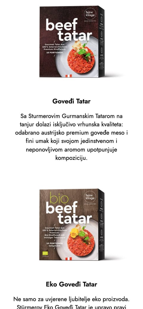Stürmers Gourmet Tatar