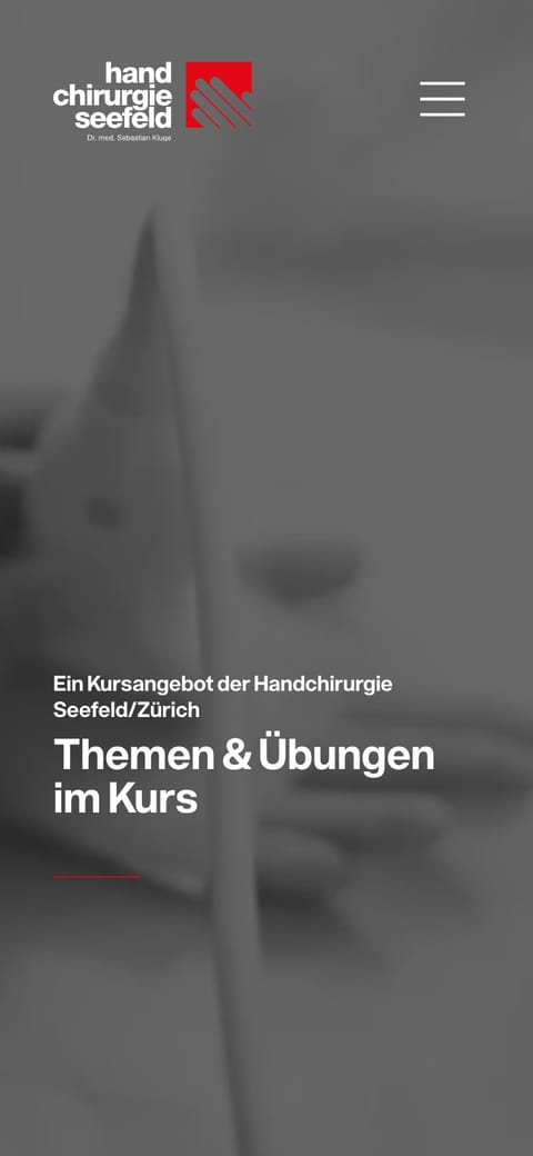 Ultraschalldiagnostik Hand