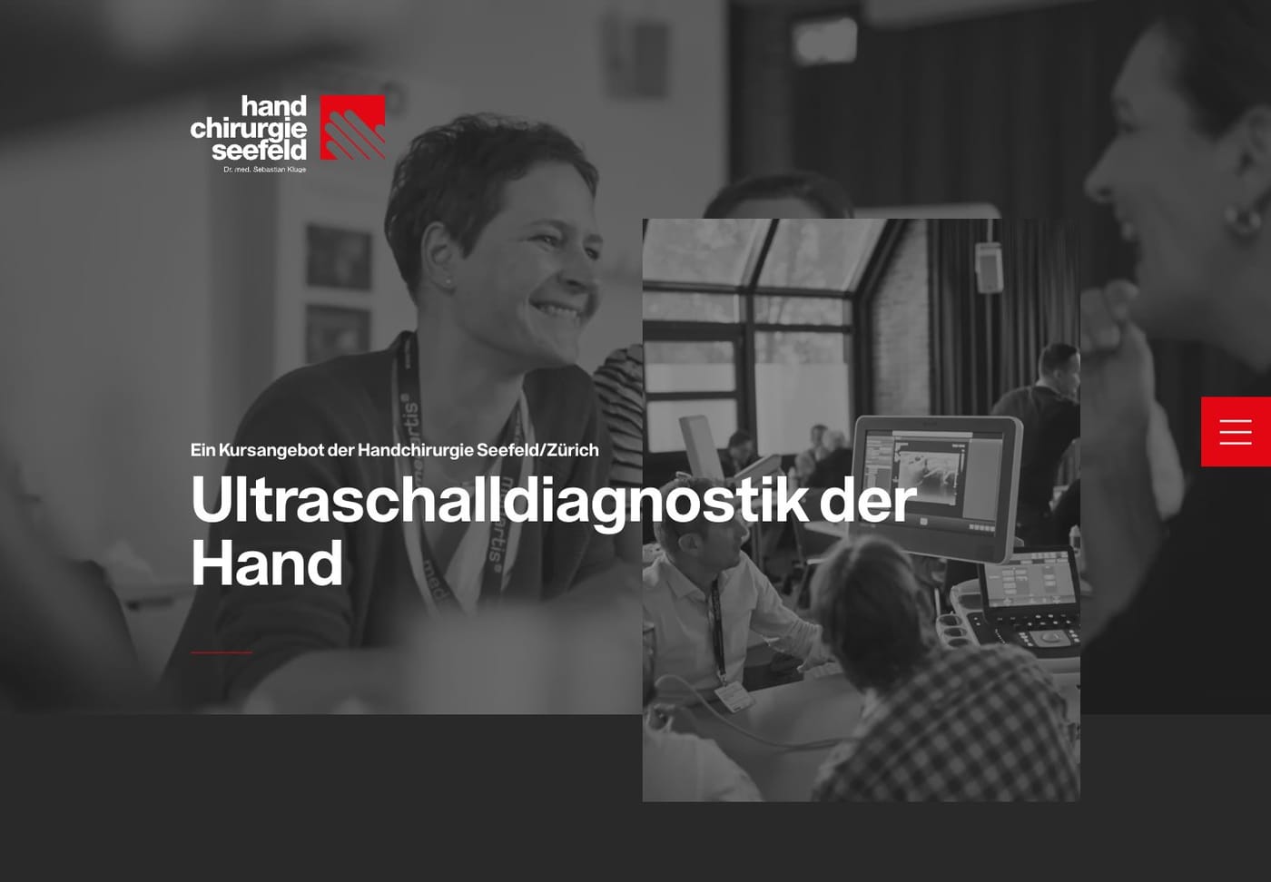 Ultraschalldiagnostik Hand